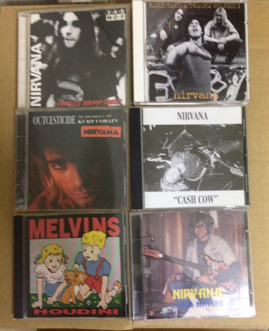 レア音源CD Nirvana ニルヴァーナ 6枚セット