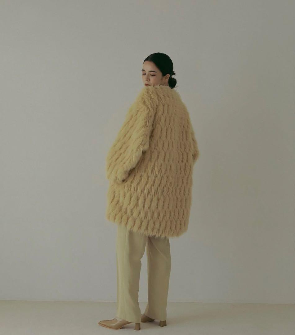 THINK FUR 新品未使用エコファー カーディガン