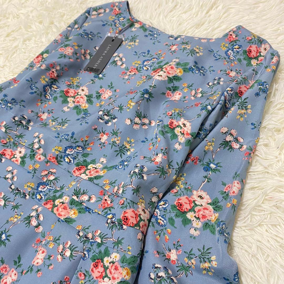新品タグ付き【LAURA ASHLEY】 ロングワンピース セットアップ風 花柄