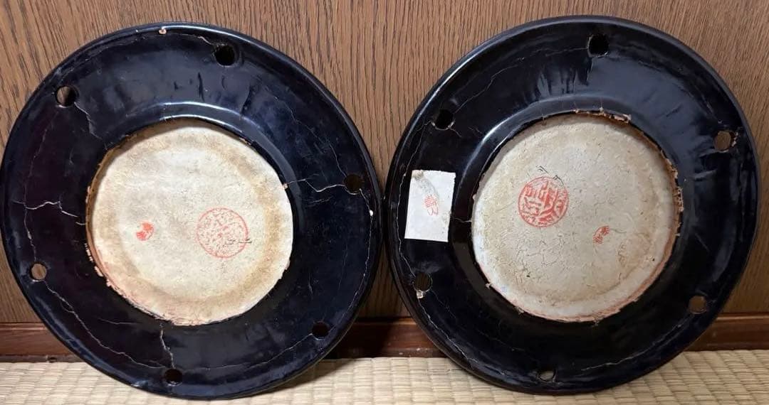 マ*コ様 和楽器 小鼓　革　中古　古革　鼓