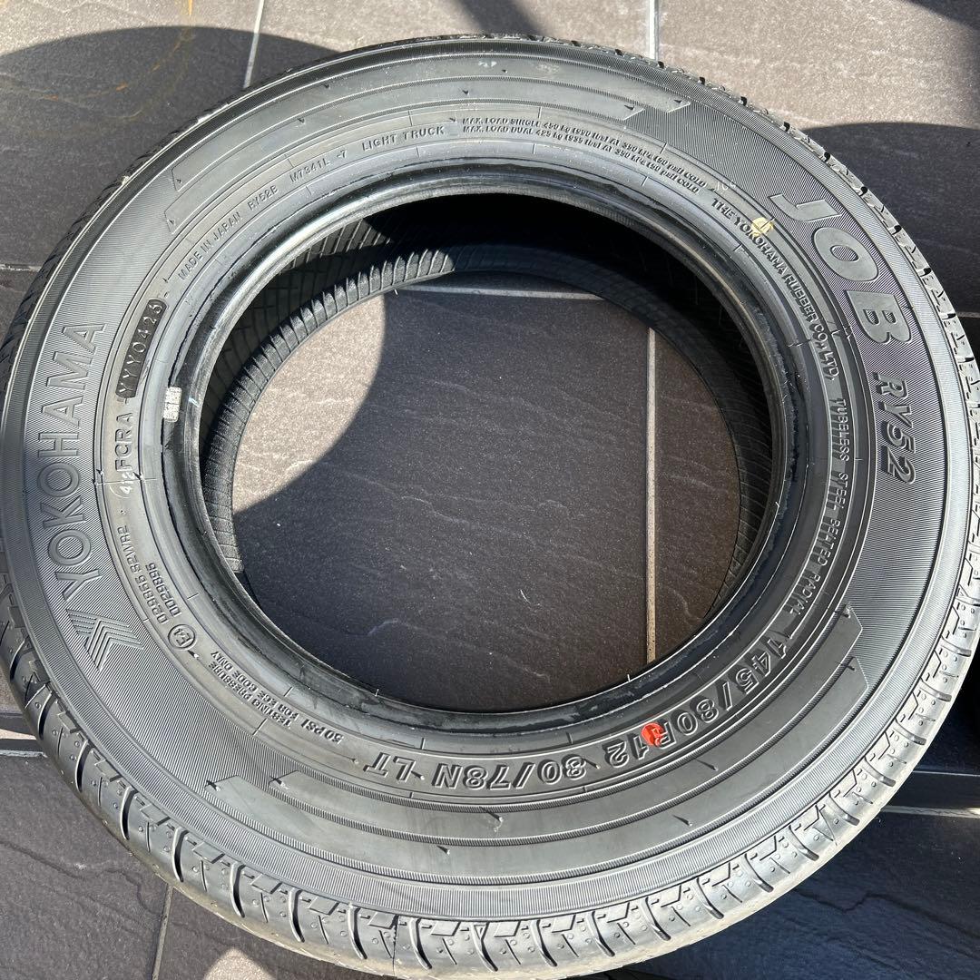 【未使用】YOKOHAMA 145/80R12 80/78N LT 4本セット