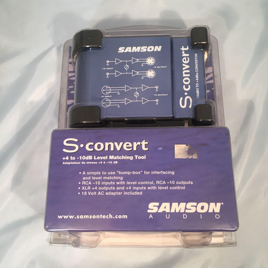 レベルマッチング用入力レベルコンバーター　SAMSON S-convert