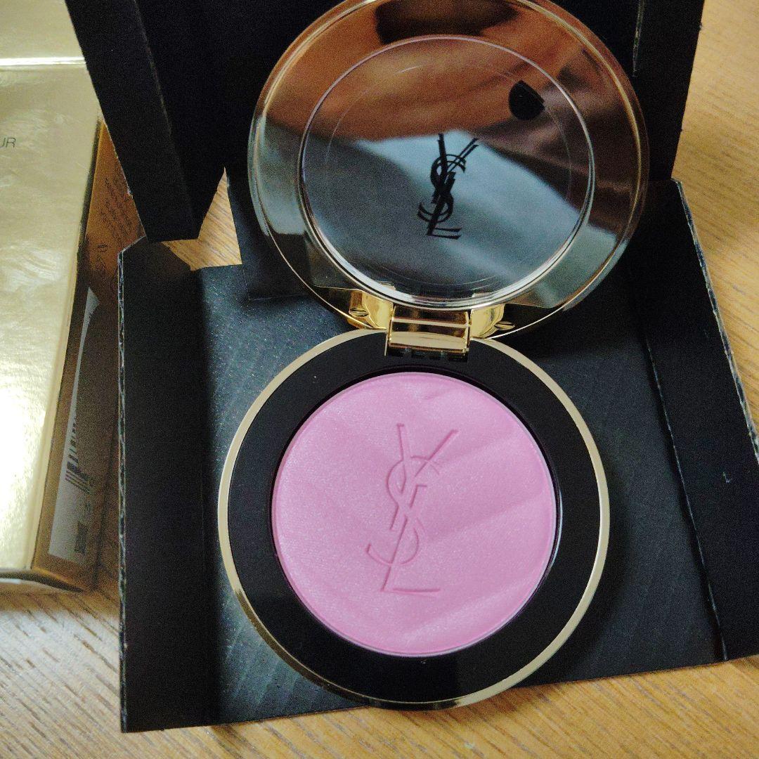 百貨店購入新品、人気色YSL MAKE ME BLUSH ピンクチーク 6g