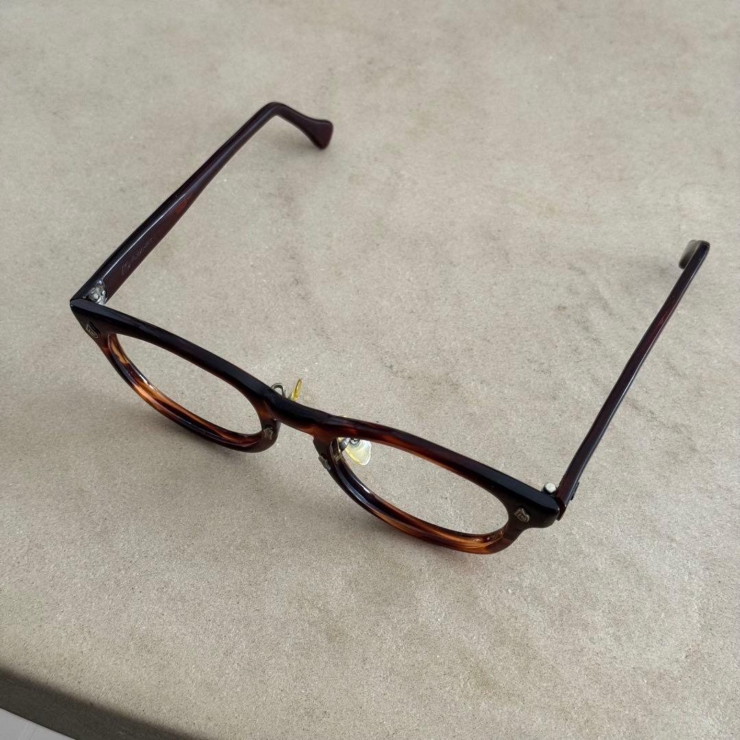 ビンテージ american optical safety tart アンバー