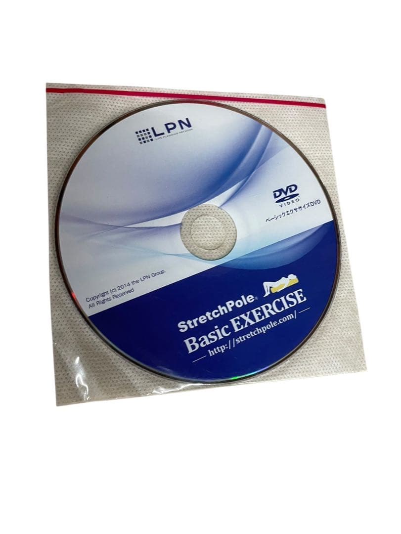 LNP stretchpoleストレッチポールEX ネイビー DVD付き