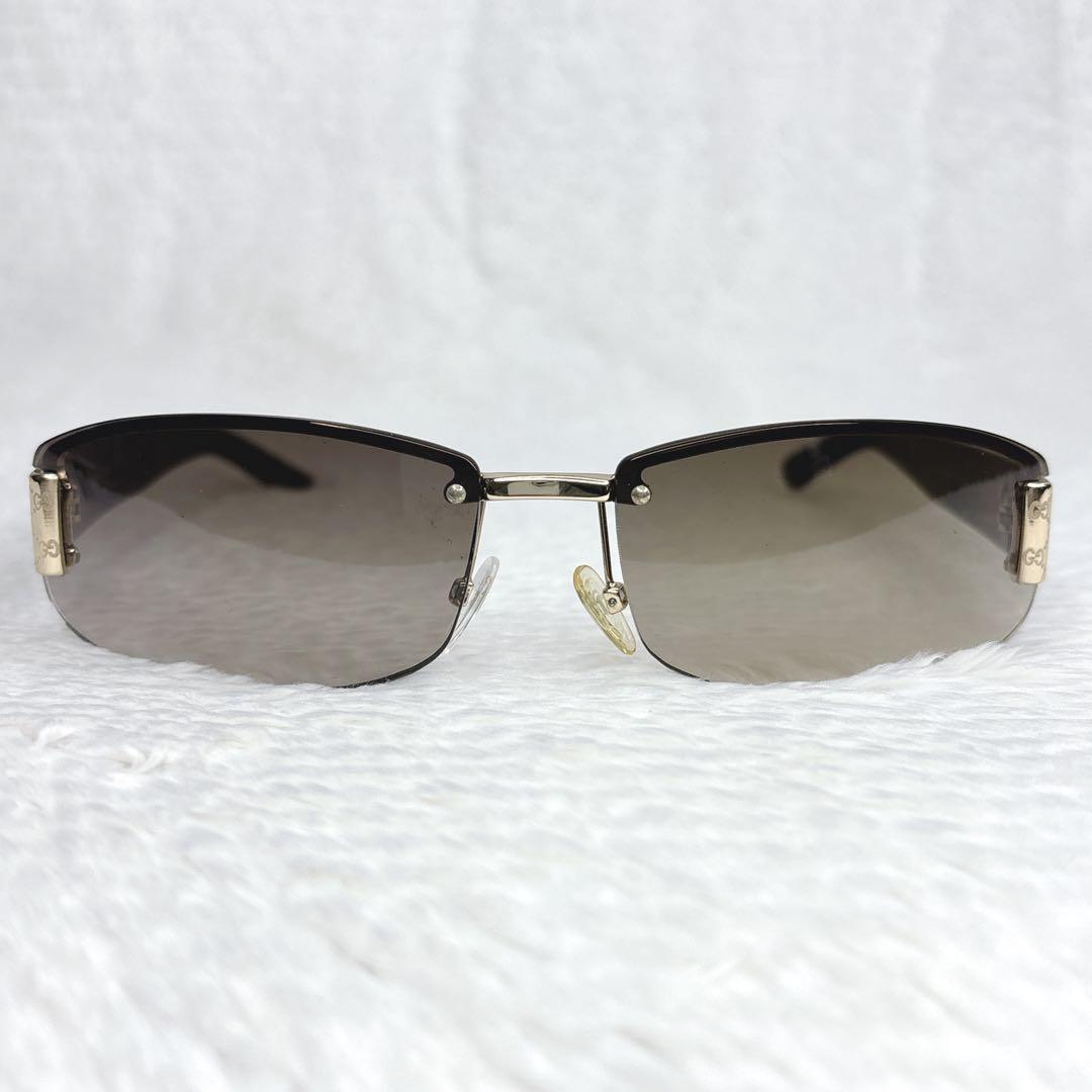 GUCCI グッチvintage ハーフリムサングラス　Y2K 00s