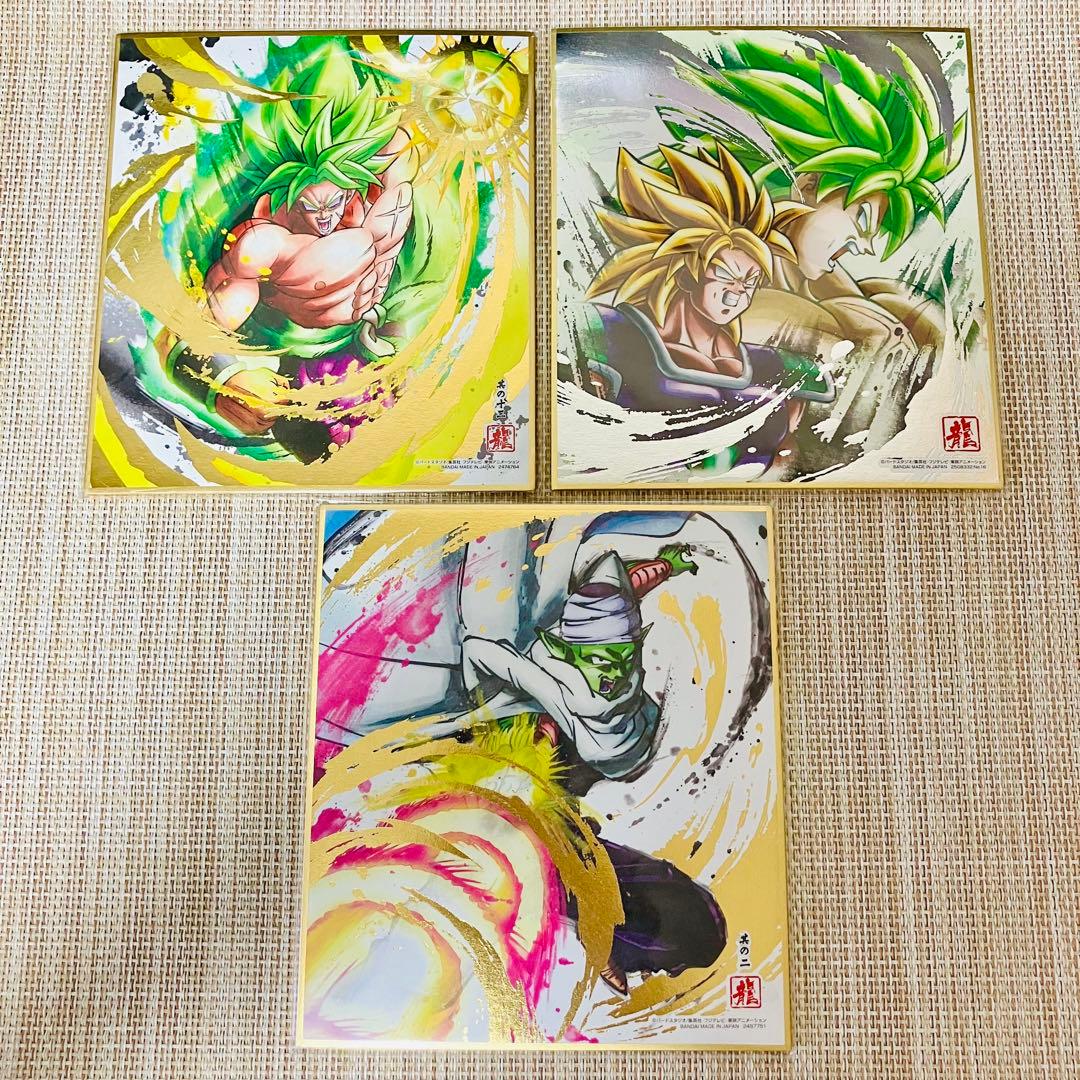 【金・銀箔押し】ドラゴンボール 色紙アート 28枚まとめ売り 色紙ART レア