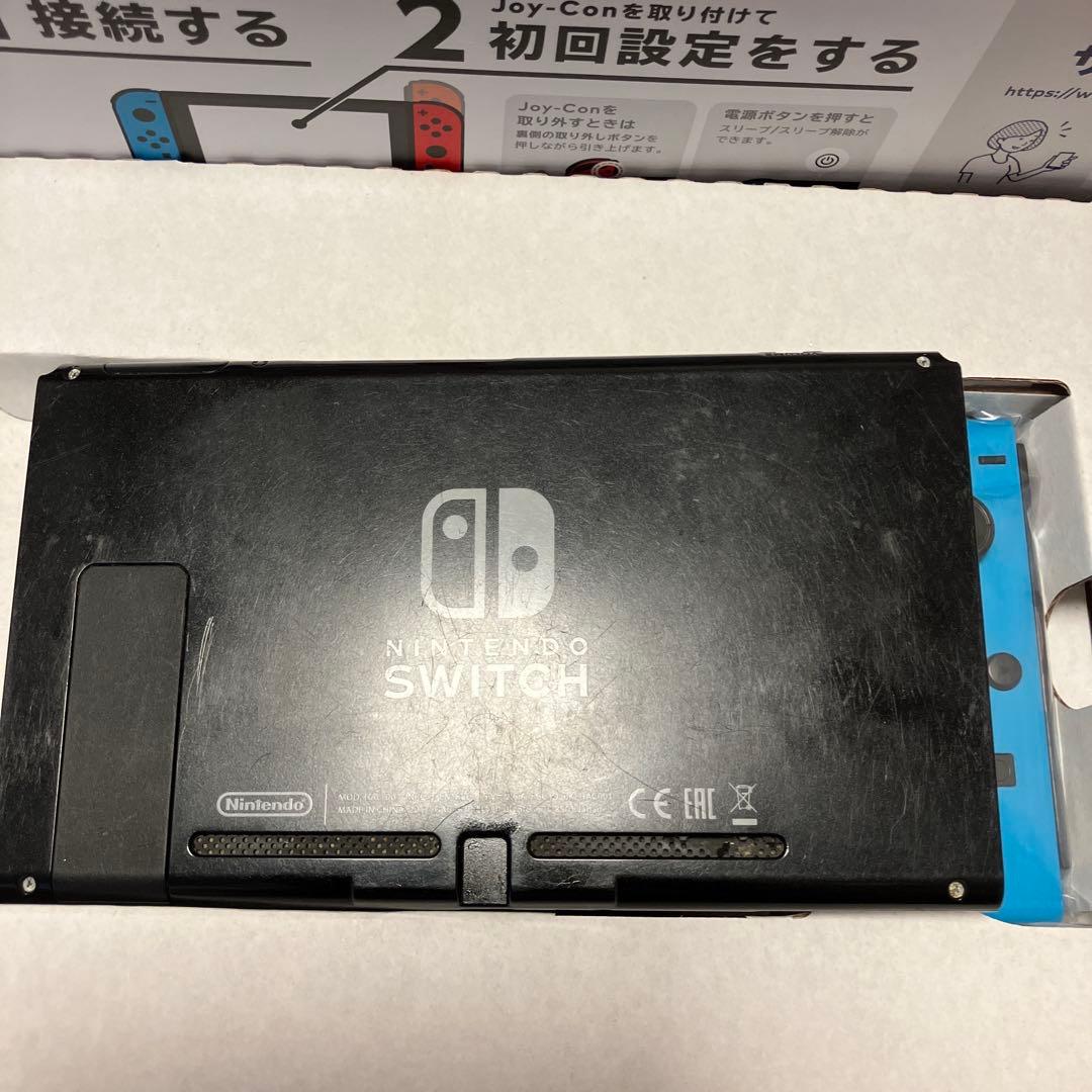 ジャンク品　Nintendo Switch 本体 青/赤