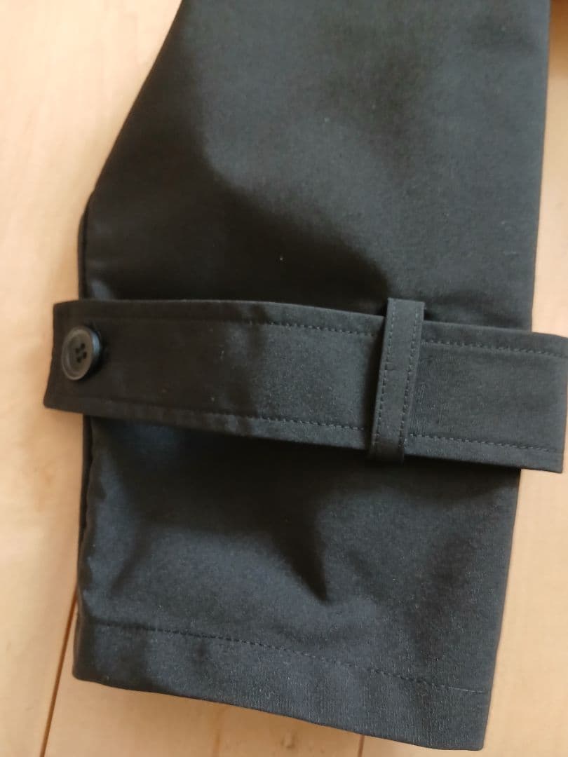 新品未使用　タグ付き　VACHEMENT 黒タフタロングトレンチコート