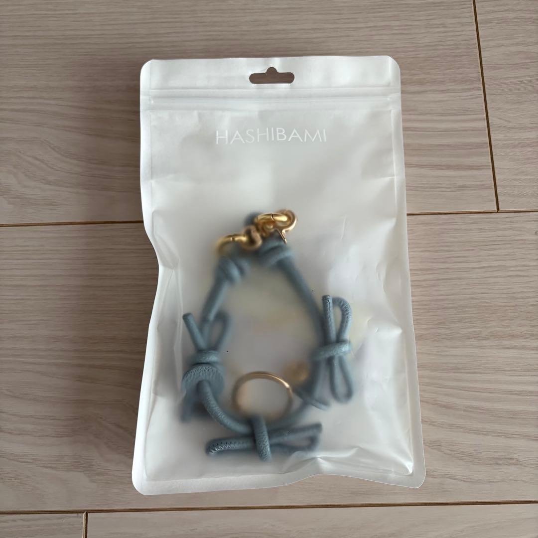 【完売商品】Hashibami レザー リボン スマホハンドストラップ　タグ有