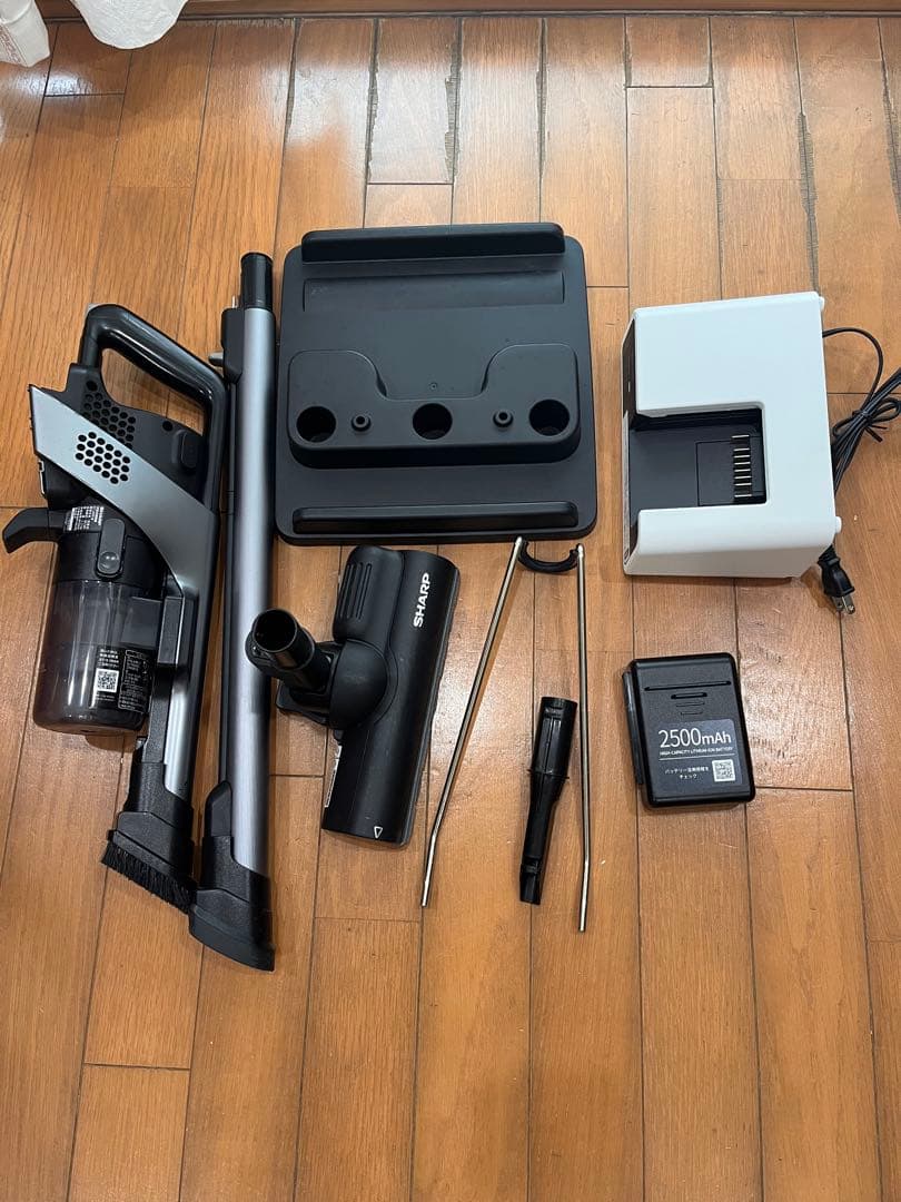 SHARP サイクロン式スティッククリーナー 本体　美品