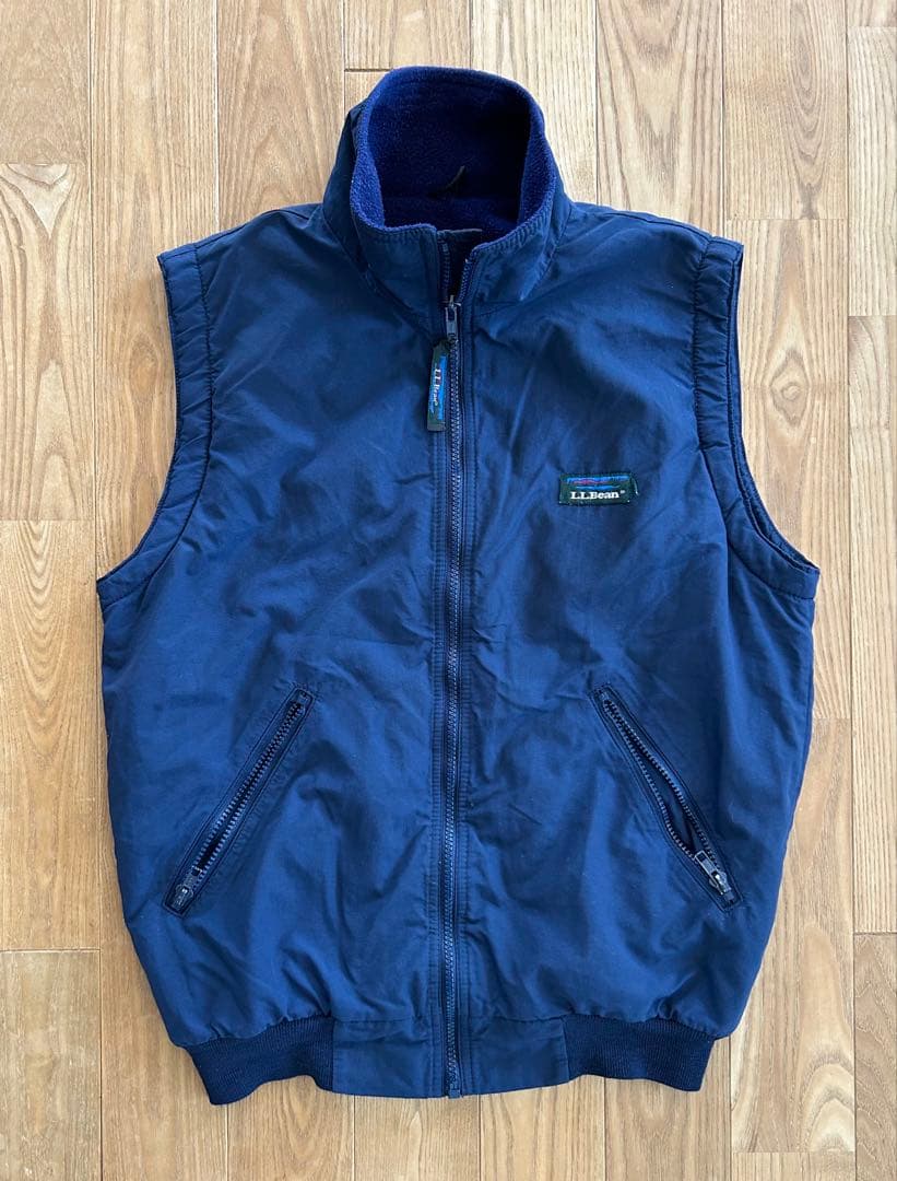 90’s ビンテージ/LL Bean Cotton Vest in Fleece