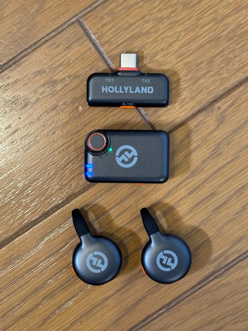 HOLLYLAND LARK M2S ワイヤレスラベリアマイク ミニコンボ