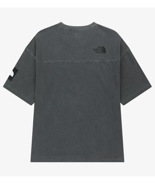 韓国ノースフェイス　ダメージTシャツ　グレー　XL 新品　ウォッシュ加工　XXL