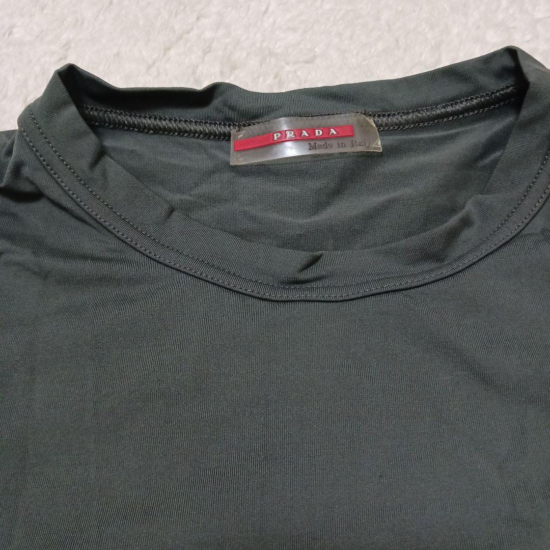 PRADA ブラック 長袖Tシャツ　Lサイズ