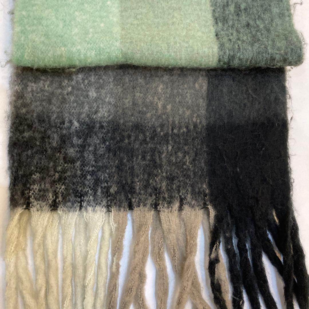 【早い者勝ち】Acne Studios チェック マフラー ストール　人気カラー