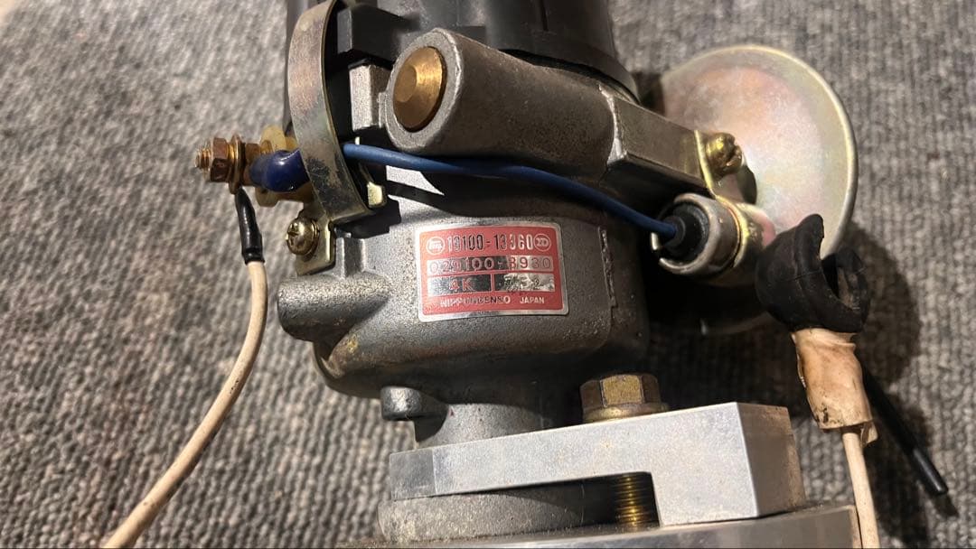 AE86 4A-G WEBER キャブレター、RSハラダディストリビューター
