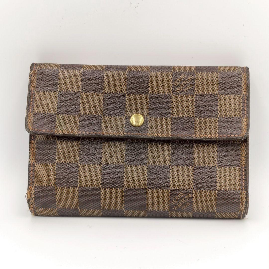 729 LOUIS VUITTON ダミエ 三つ折り財布 財布