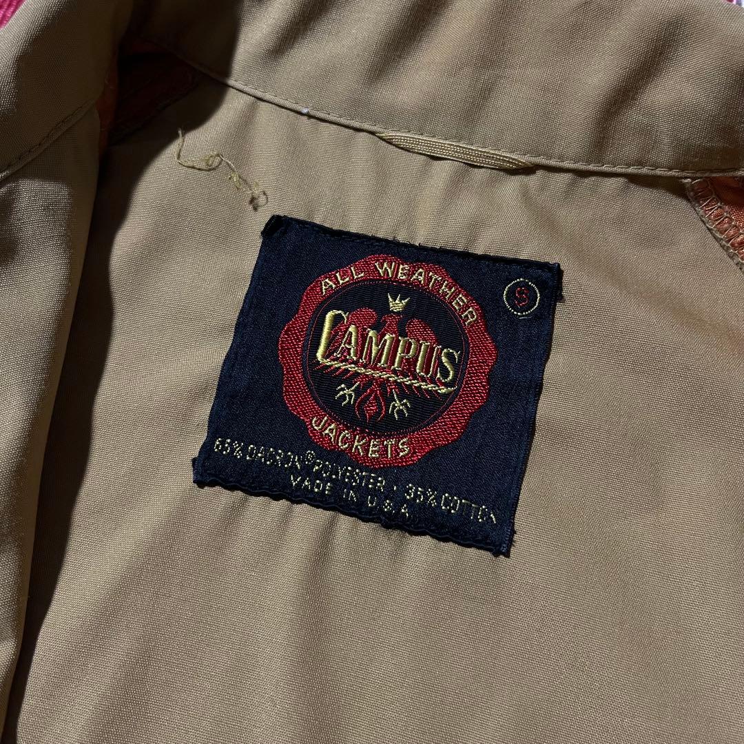 70s CAMPUS スウィングトップ TALON ZIP USA製 中田圭祐