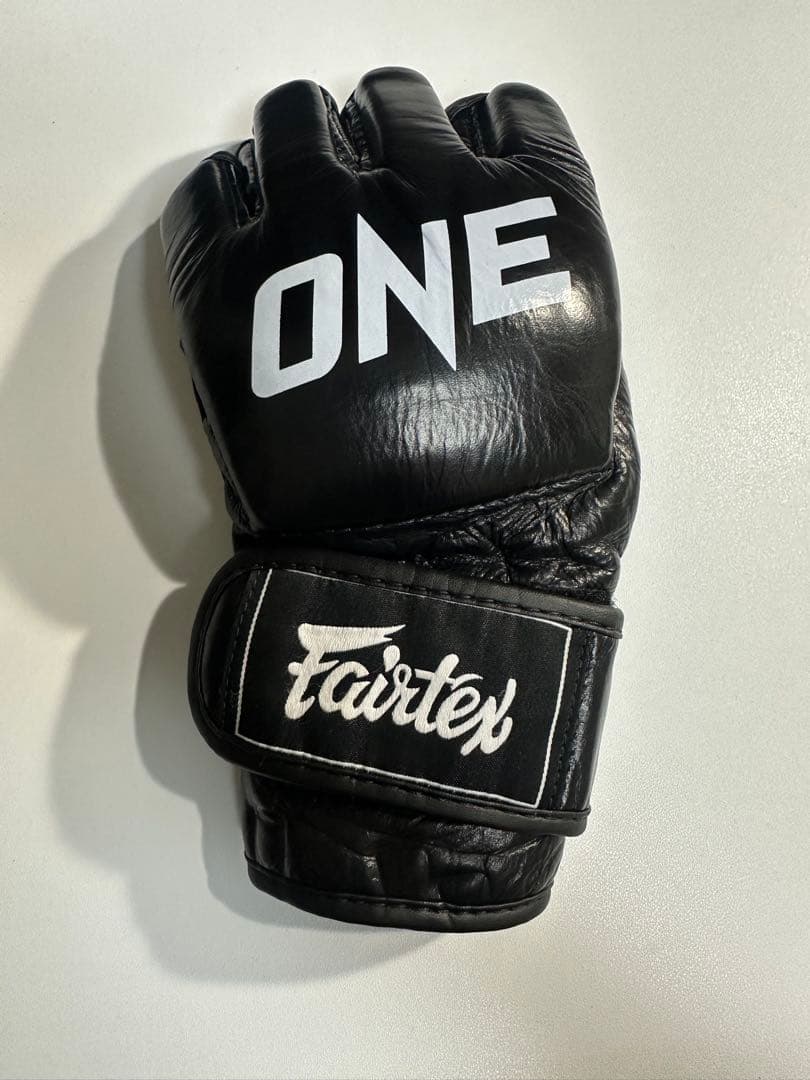 Fairtex ONE オープンフィンガーグローブ Mサイズ ブラック