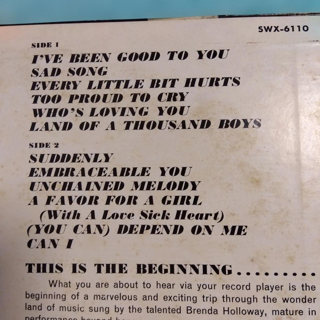 洋楽 Brenda Holloway Every Little Bit Hurts