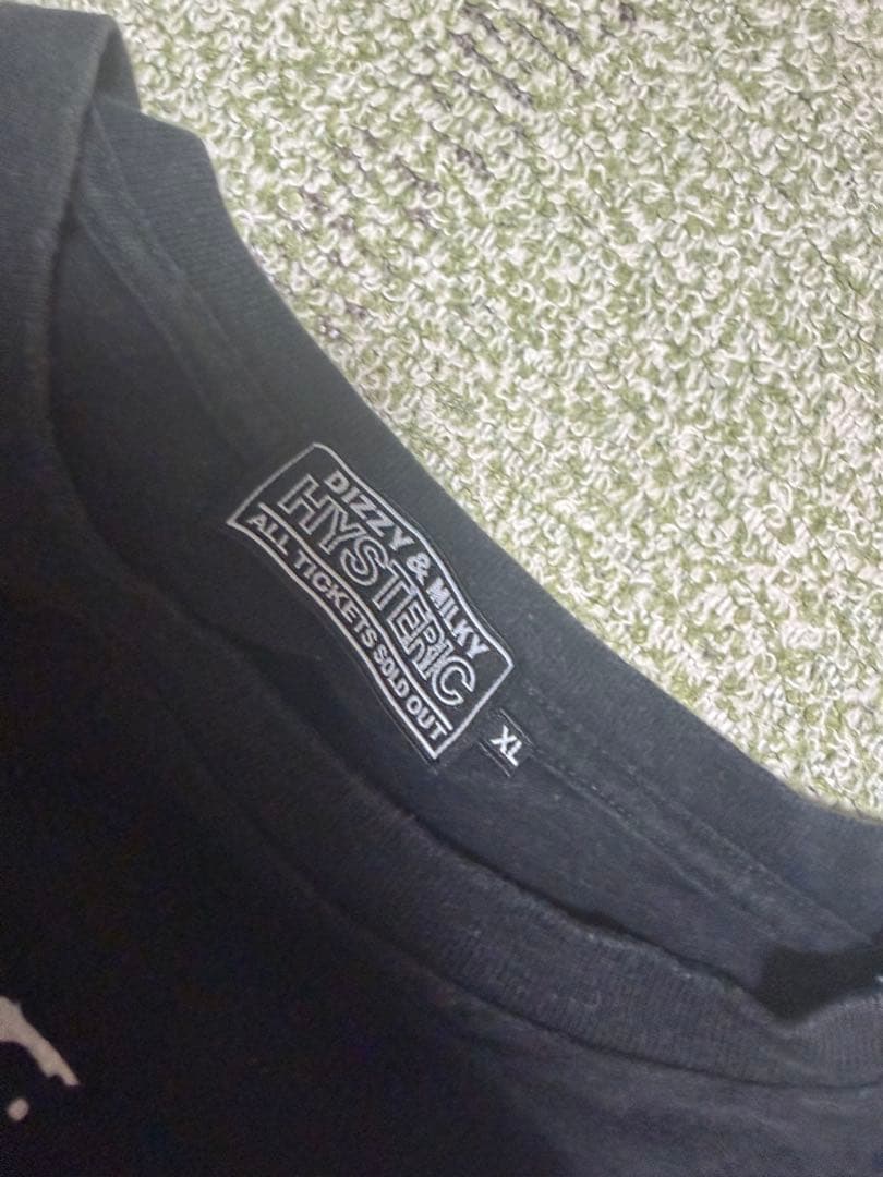 HYSTERIC GLAMOUR プリントTシャツ ブラック XLサイズ