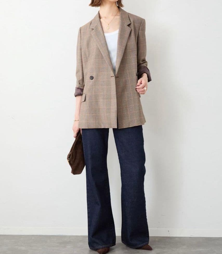 【定価30800円】DeuxiemeClassモダンフレアジーンズ裾上げカット無