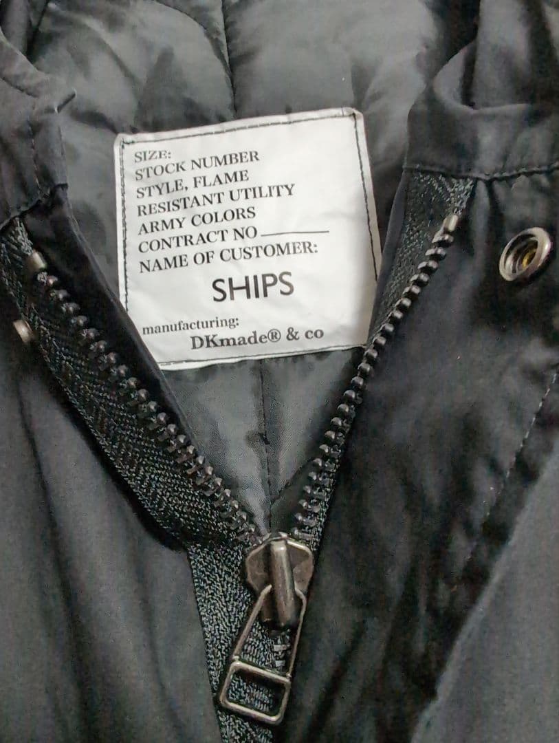 SHIPS×DKmade パディング（中綿入り）M-51モッズコート L