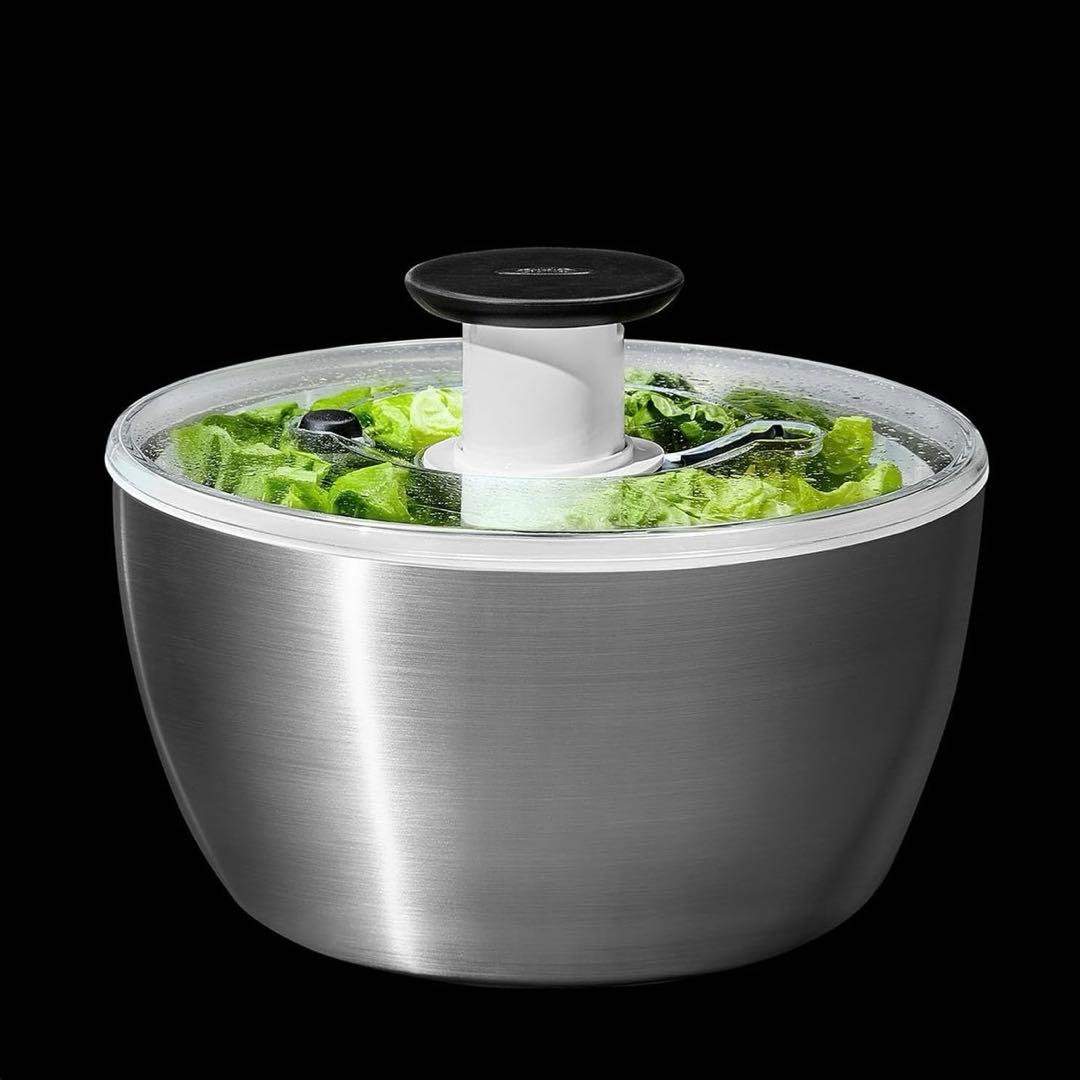 OXO オクソー サラダスピナー 野菜水切り器 ステンレス 大