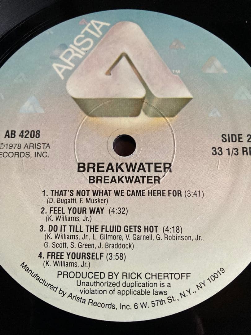 【レコード】BREAK WATER LP