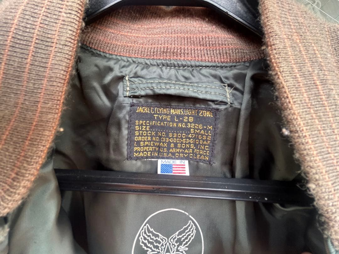 【極美品・USA製】SPIEWAK L-2B フライトジャケット S スピワック