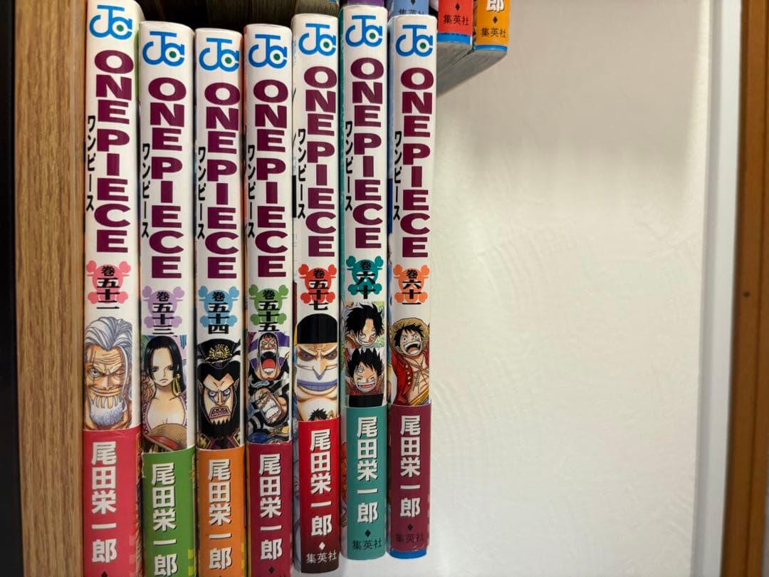 ONE PIECE 52〜107巻　ほぼ初版本