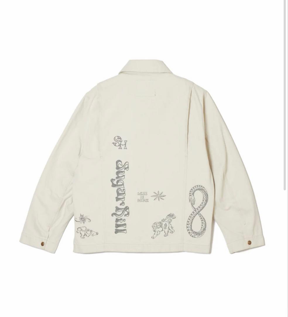 ジャケット・アウター Sugarhill TATTOO FLASH PRINTDENIM JACKET