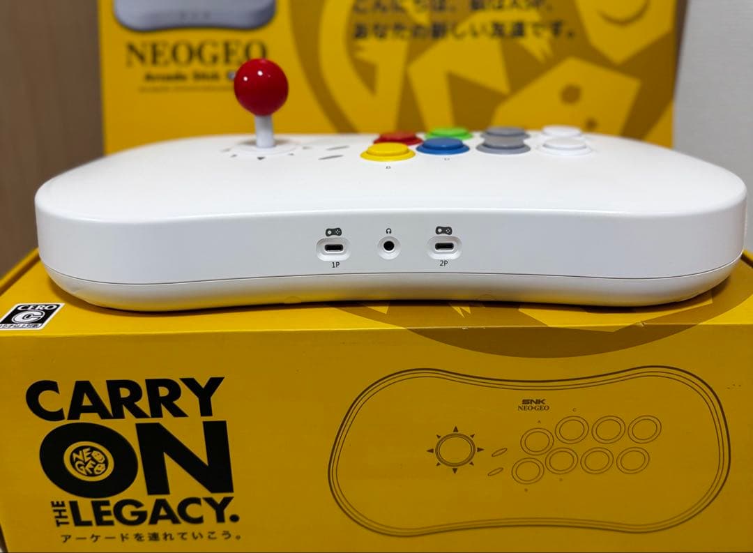 NEOGEO Arcade Stick Pro ホワイト　美品　おまけ付き