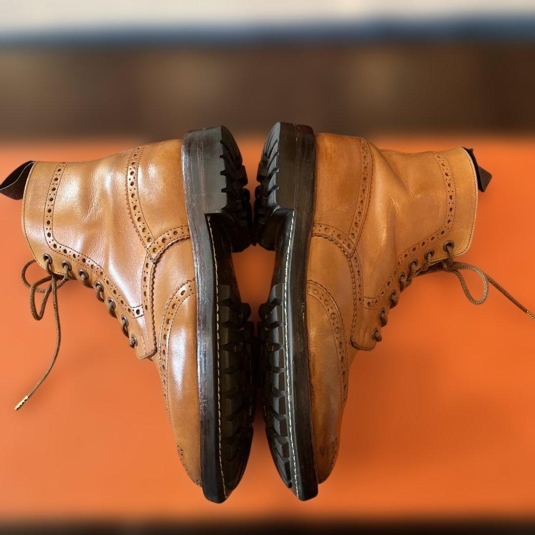 Tricker's 2508 カントリーブーツ UK8.0 エイコンアンティーク