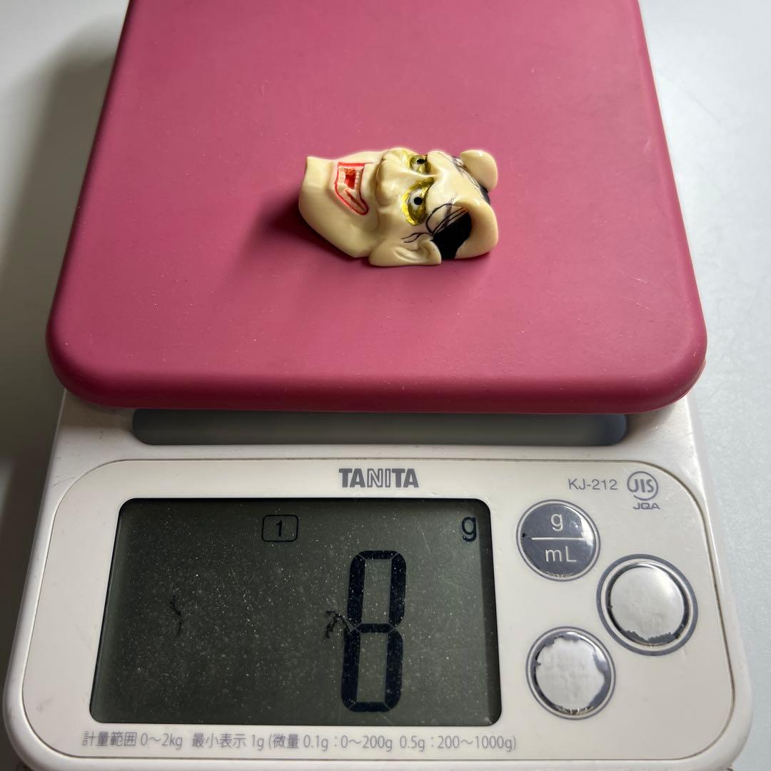 広晴在銘　極上般若根付　8g 東Y8-0306☆2F