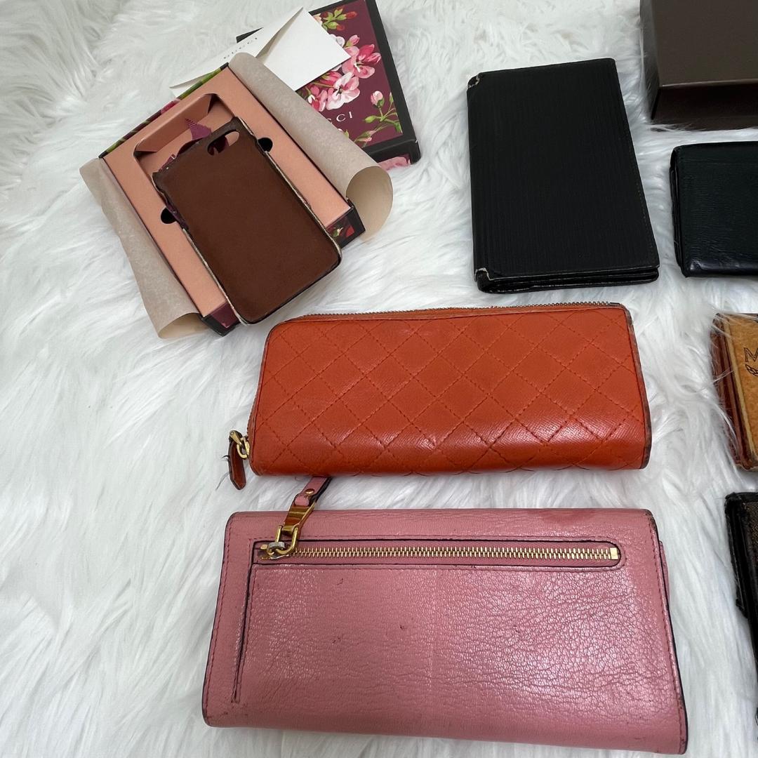お得！グッチ　プラダ　miumiu mcm ブルガリ　フェンディ　財布まとめ売り