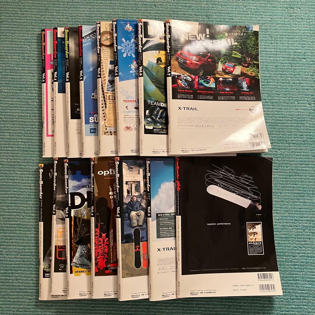 スノーボード雑誌セット 15冊　1冊から購入可　2002〜2004