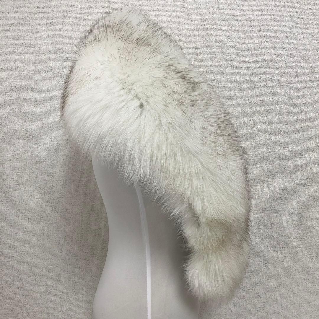 ✨美品✨サガフォックス ショール 本毛皮 ブルーフォックス リアルファー