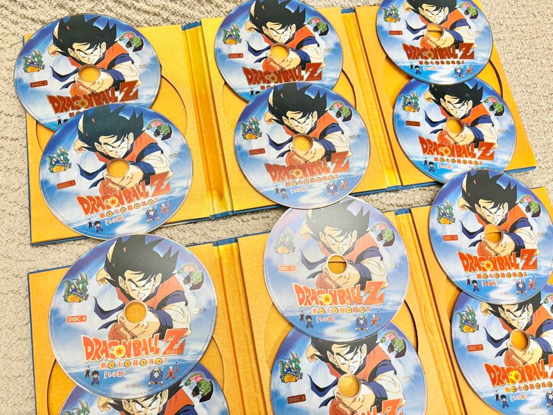 ドラゴンボールZ 完全版DVDセット 10枚 日本語版 英語 中国語字幕