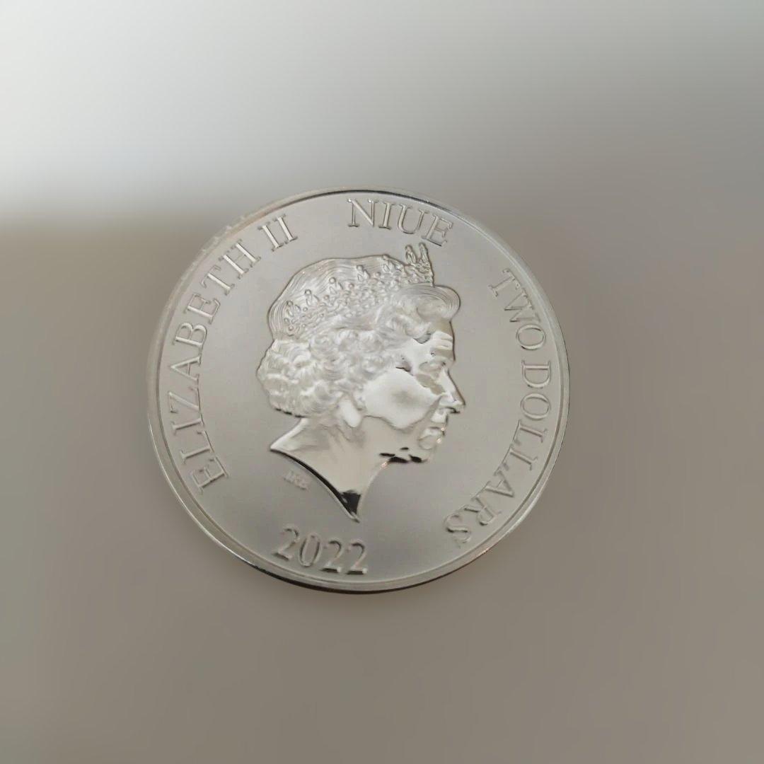 2022年 ニウエ「タク タイマイ・カメ」純銀 1オンス 銀貨