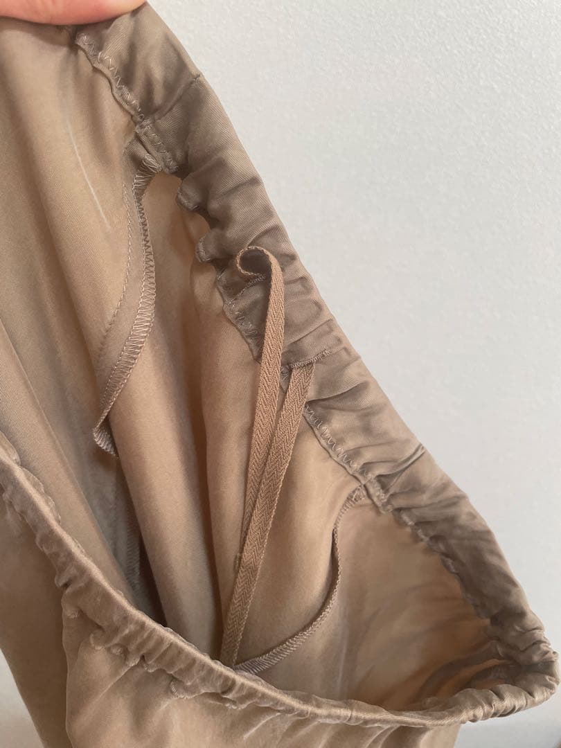 Plage Washable Fibril Drape スカート（ベージュ）