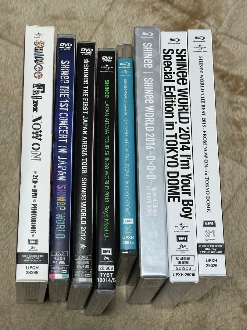 【お買い得】SHINee ライブDVD/Blu-ray 8枚セット　まとめ売り