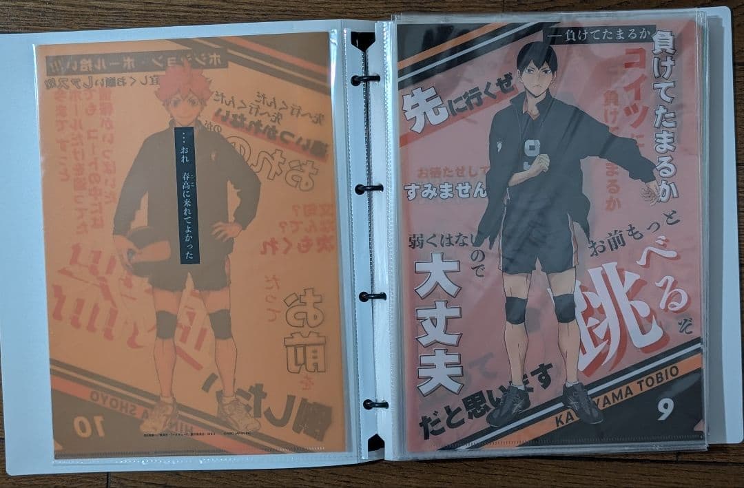 ハイキュー　クリアファイル　コンプ　アニメイト　完売品