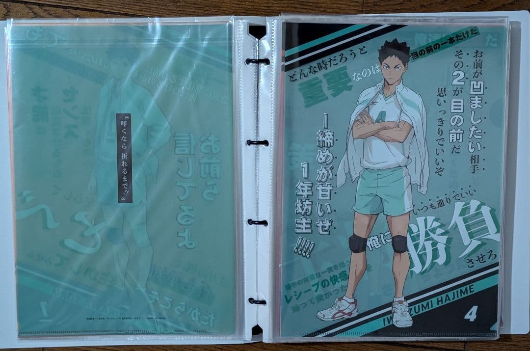 ハイキュー　クリアファイル　コンプ　アニメイト　完売品