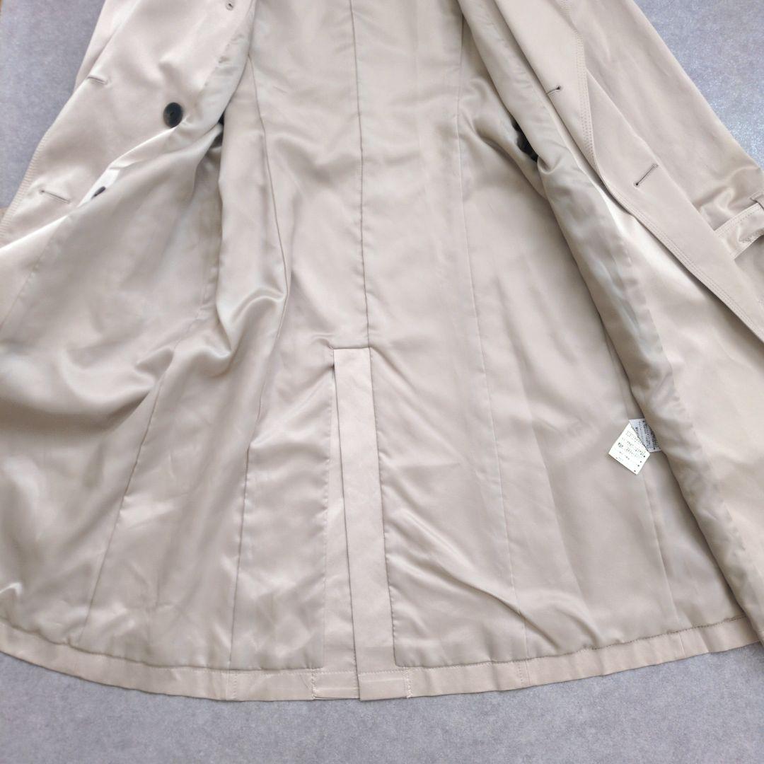 美品 ピンキー＆ダイアン トレンチコート ベルト付 38 シャンパンゴールド