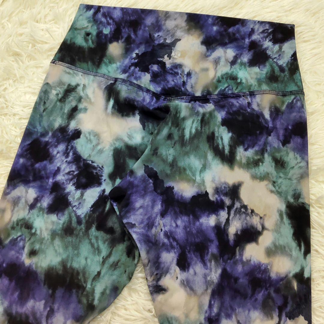 【美品】ルルレモン ハイライズパンツ アジアフィット マルチカラー XL