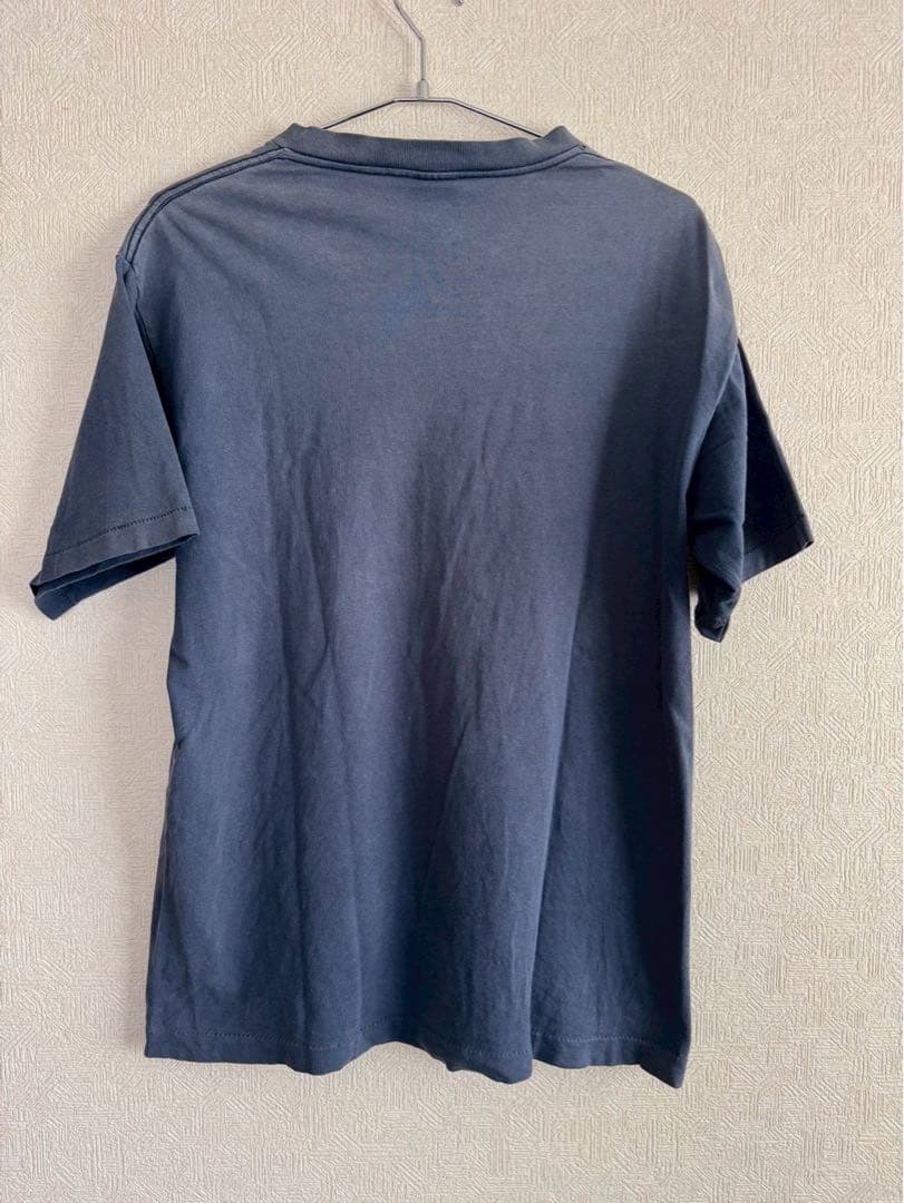 y*f様 old Stussy スカル刺繍 Tシャツ L ネイビー