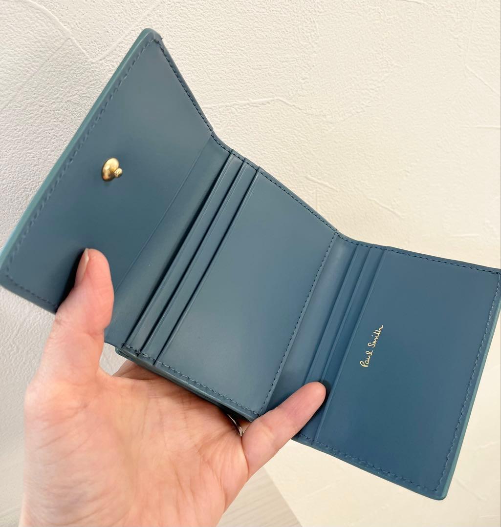 新品 ポールスミス 折り財布 がま口3つ折り財布 ミニ財布 ミックスドゥードゥル