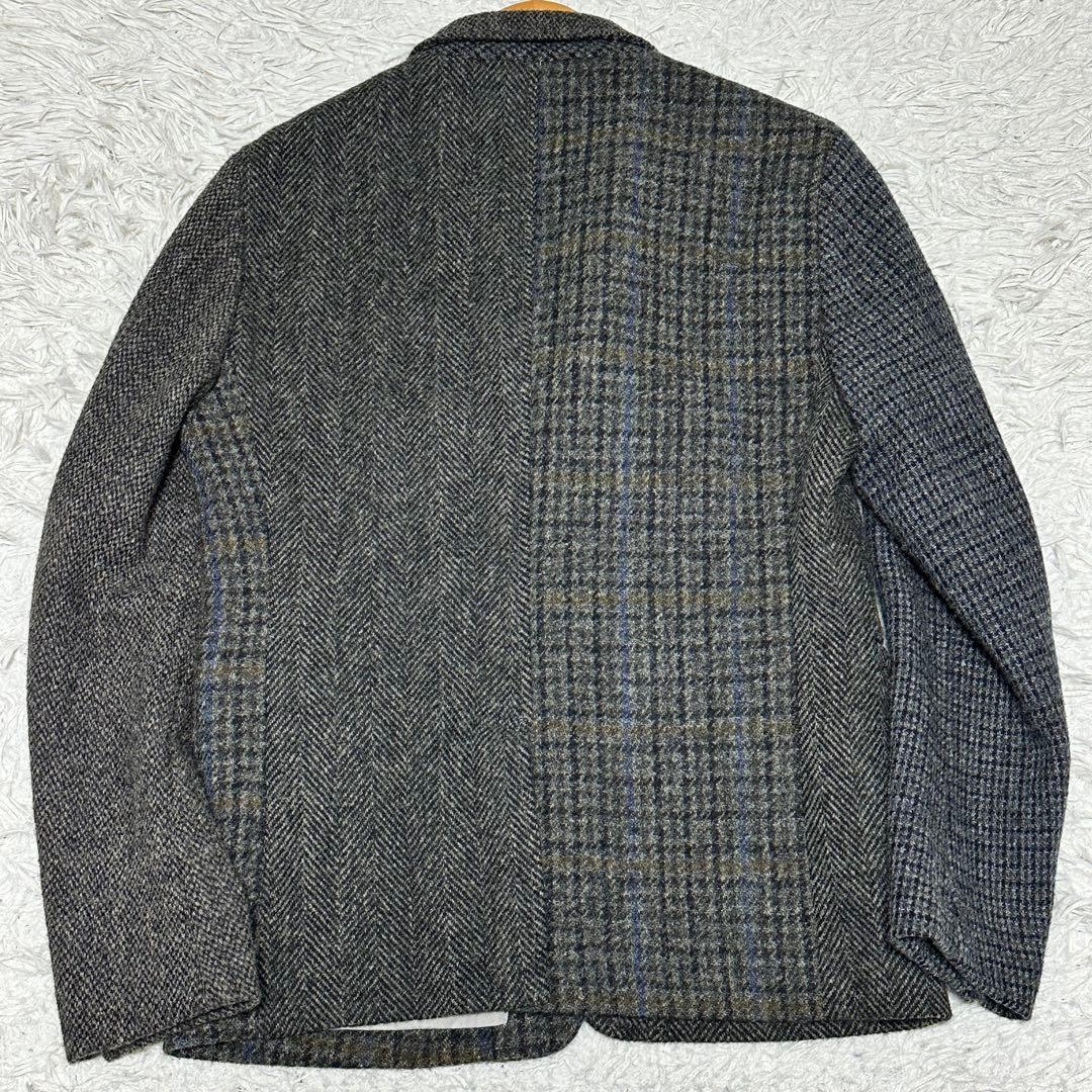 美品 ユナイテッドアローズ ハリスツイード クレイジーパターン ジャケット S